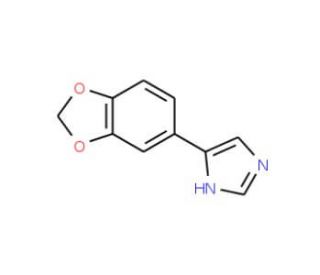 4-(1,3-Benzodioxol-5-yl)-1H-imidazole (CAS 53848-04-7) - chemical structure image