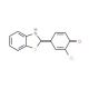 4-(1,3-benzothiazol-2-yl)-2-chlorophenol - chemical structure image