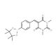 4-(1,3-Dimethyl-2,4,6-trioxohexahydropyrimidin-5-ylidenemethyl)benzeneboronic acid pinacol ester - chemical structure image