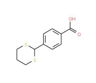 4-(1,3-dithian-2-yl)benzoic acid - chemical structure image