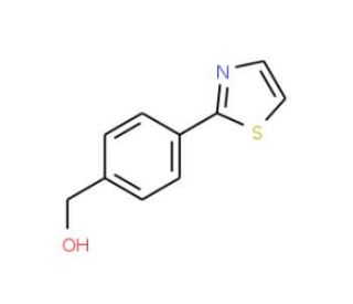 [4-(1,3-Thiazol-2-yl)phenyl]methanol (CAS 454678-91-2) - chemical structure image