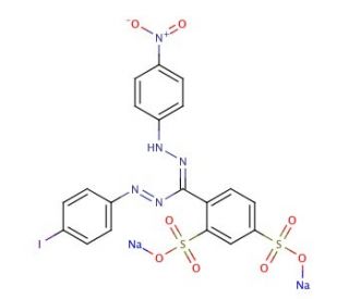4-[1-(4-Iodophenyl)-5-(4-nitrophenyl)-formaz-3-yl]-1,3-benzene Disulfonate, Disodium Salt (CAS 150849-53-9) - chemical struct