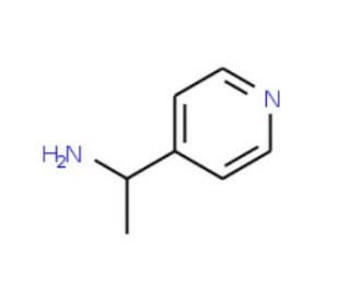 4-(1-Aminoethyl)pyridine (CAS 50392-78-4) - chemical structure image