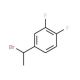 4-(1-bromoethyl)-1,2-difluorobenzene - chemical structure image