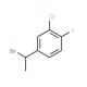 4-(1-bromoethyl)-2-chloro-1-fluorobenzene - chemical structure image