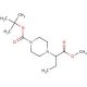 4-(1-Methoxycabonylpropyl)piperazine-1-carboxylic acid t-Butyl ester - chemical structure image