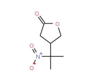 4-(1-Methyl-1-nitroethyl)tetrahydrofuran-2-one (CAS 176793-53-6) - chemical structure image