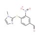4-(1-Methyl-1H-imidazol-2-ylsulfanyl)-3-nitro-benzaldehyde - chemical structure image
