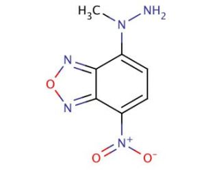 4-(1-Methylhydrazino)-7-nitrobenzofurazan (CAS 214147-22-5) - chemical structure image