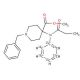 4-[(1-Oxopropyl)(phenyl-13C6-amino]-1-benzyl-4-piperidinecarboxylic Acid Methyl Ester - chemical structure image
