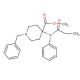 4-[(1-Oxopropyl)phenylamino]-1-benzyl-4-piperidinecarboxylic Acid Methyl Ester (CAS 61085-72-1) - chemical structure image