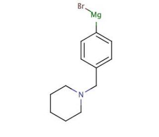 (4-(1-Piperidinylmethyl)phenyl)magnesium bromide solution (CAS 480424-83-7) - chemical structure image