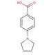 4-(1-Pyrrolidinyl)benzoic acid (CAS 22090-27-3) - chemical structure image