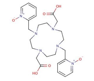4,10-Bis[(1-oxido-2-pyridinyl)methyl]-1,4,7,10-tetraazacyclododecane-1,7-diacetic Acid - chemical structure image