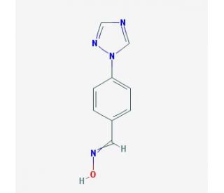 4-(1H-1,2,4-triazol-1-yl)benzaldehyde oxime (CAS 920502-11-0) - chemical structure image