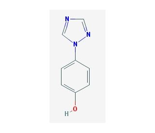 4-(1H-1,2,4-Triazol-1-yl)phenol (CAS 68337-15-5) - chemical structure image