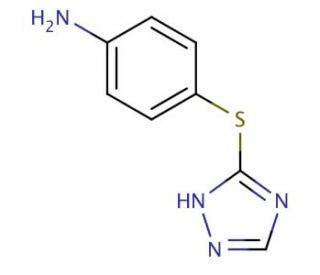 4-(1H-1,2,4-triazol-5-ylsulfanyl)aniline - chemical structure image