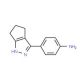 4-{1H,4H,5H,6H-cyclopenta[c]pyrazol-3-yl}aniline - chemical structure image