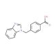 4-(1H-benzimidazol-1-ylmethyl)benzoic acid (CAS 139742-50-0) - chemical structure image