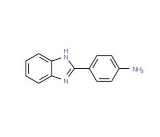 4-(1H-Benzoimidazol-2-yl)-phenylamine (CAS 2963-77-1) - chemical structure image
