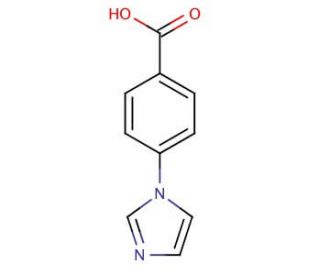 4-(1H-Imidazol-1-yl)benzoic acid (CAS 17616-04-5) - chemical structure image