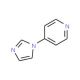 4-(1H-imidazol-1-yl)pyridine - chemical structure image