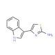 4-(1H-indol-3-yl)-1,3-thiazol-2-amine (CAS 22258-56-6) - chemical structure image