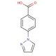 4-(1H-Pyrazol-1-yl)benzoic acid (CAS 16209-00-0) - chemical structure image