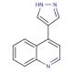 4-(1H-Pyrazol-4-yl)quinoline (CAS 439106-49-7) - chemical structure image