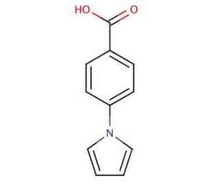 4-(1H-Pyrrol-1-yl)benzoic acid (CAS 22106-33-8) - chemical structure image
