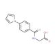 {[4-(1H-pyrrol-1-yl)benzoyl]amino}acetic acid - chemical structure image