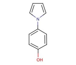 4-(1H-Pyrrol-1-yl)phenol (CAS 23351-09-9) - chemical structure image