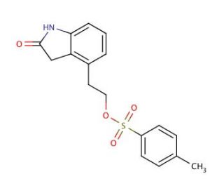 4-[2-[[(4-Methylphenyl)sulfonyl]oxy]ethyl]-1,3-dihydroindol-2-one - chemical structure image