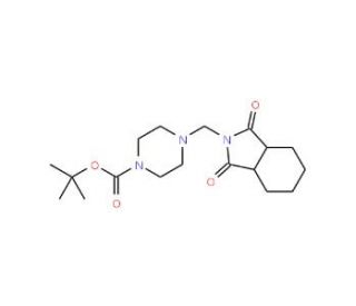 4-[2-(1,3-Dihydro-1,3dioxo-2H-isoindol-yl)methyl]-1-piperazinecarboxylic acid, 1,1-dimethylethyl ester - chemical structure i