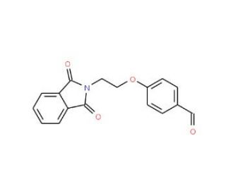 4-[2-(1,3-Dioxo-1,3-dihydro-2H-isoindol-2-yl)-ethoxy]benzene carbaldehyde - chemical structure image