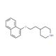 4-[2-(1-Naphthyloxy)ethyl]piperidine - chemical structure image