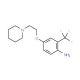 4-[2-(1-Piperidinyl)ethoxy]-2-(trifluoromethyl)-phenylamine - chemical structure image