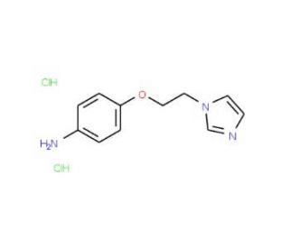 4-[2-(1H-imidazol-1-yl)ethoxy]aniline dihydrochloride - chemical structure image