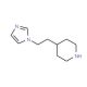 4-[2-(1H-Imidazol-1-yl)ethyl]piperidine - chemical structure image