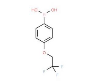 4-(2,2,2-Trifluoroethoxy)benzeneboronic acid (CAS 886536-37-4) - chemical structure image