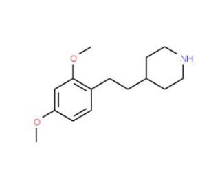 4-[2-(2,4-Dimethoxyphenyl)ethyl]piperidine - chemical structure image