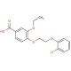 4-[2-(2-Chloro-phenoxy)-ethoxy]-3-ethoxy-benzoic acid - chemical structure image
