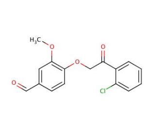4-[2-(2-Chloro-phenyl)-2-oxo-ethoxy]-3-methoxy-benzaldehyde - chemical structure image