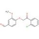 4-[2-(2-Chloro-phenyl)-2-oxo-ethoxy]-3-methoxy-benzaldehyde - chemical structure image