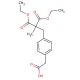 4-(2,2-Dicarboethoxy-propyl)phenylacetic Acid (CAS 223123-57-7) - chemical structure image