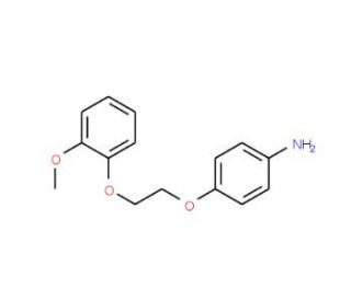 4-[2-(2-Methoxy-phenoxy)-ethoxy]-phenylamine - chemical structure image