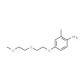 4-[2-(2-Methoxyethoxy)ethoxy]-2-methylphenylamine - chemical structure image