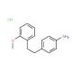 {4-[2-(2-Methoxyphenyl)ethyl]phenyl}amine hydrochloride - chemical structure image