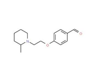 4-[2-(2-Methyl-piperidin-1-yl)-ethoxy]-benzaldehyde - chemical structure image