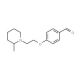 4-[2-(2-Methyl-piperidin-1-yl)-ethoxy]-benzaldehyde - chemical structure image